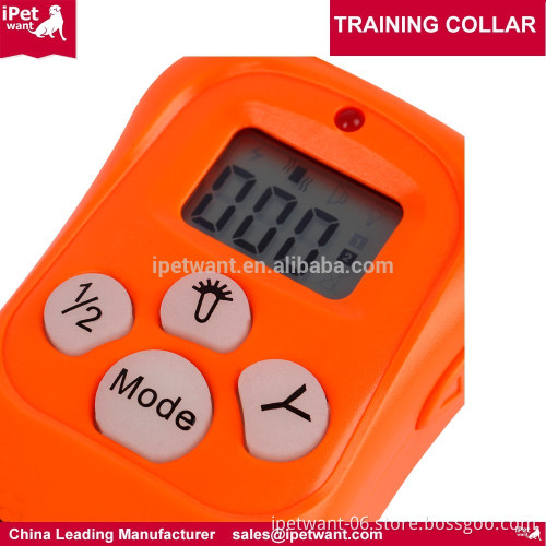 Dog Training Shock Collar with remote Amazon hot sale Orange Color private label accept
